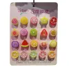 Creative colorful fruit-shaped refrigerator stickers, decorative stickers, fun kitchen stickers, home decoration items Item Picture